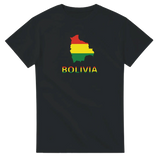 T-shirt drapeau bolivie carte - pixelforma