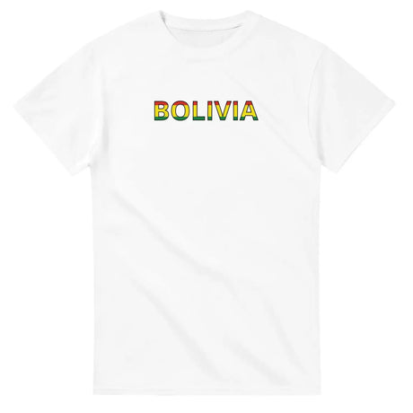 T-shirt drapeau bolivie - pixelforma