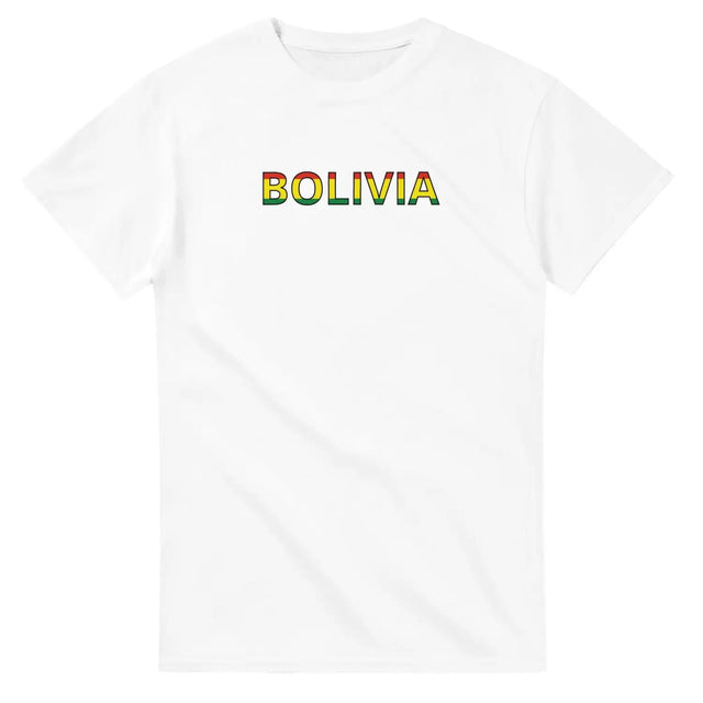 T-shirt drapeau bolivie - pixelforma