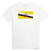 T-shirt drapeau brunei coton mélangé imprimé manches longues