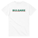 T-shirt drapeau bulgarie en écriture - pixelforma