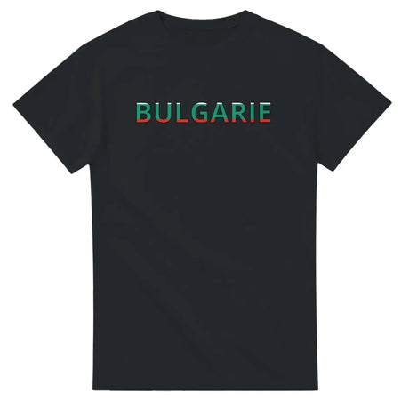 T-shirt drapeau bulgarie en écriture - pixelforma