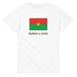 T-shirt drapeau burkina faso en texte - pixelforma