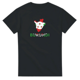 T-shirt drapeau burundi en carte - pixelforma