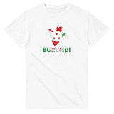 T-shirt drapeau burundi en carte - pixelforma