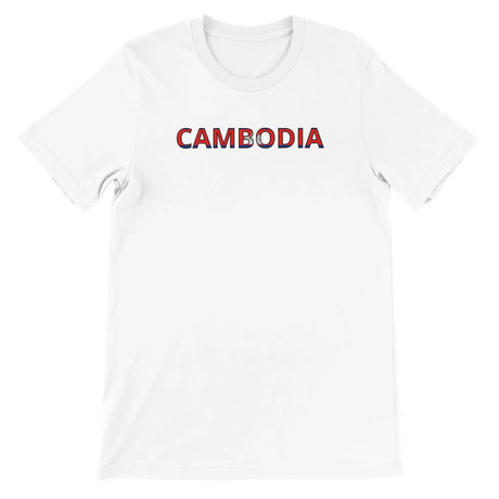 T-shirt drapeau cambodge - pixelforma