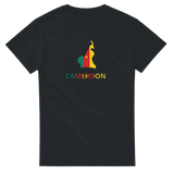 T-shirt drapeau cameroun carte - pixelforma