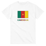 T-shirt drapeau cameroun en texte - pixelforma