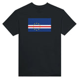 T-shirt drapeau cap-vert coton mélangé brodé élégant