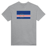 T-shirt drapeau cap-vert coton mélangé brodé élégant