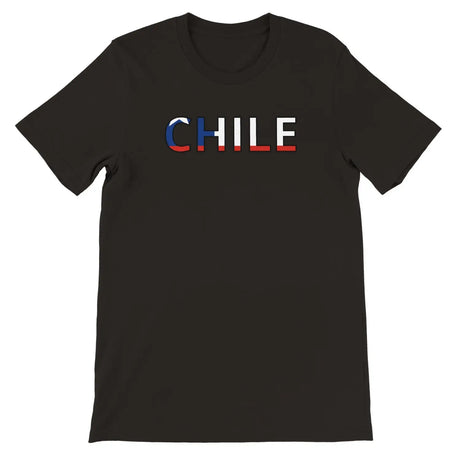 T-shirt drapeau chili - pixelforma