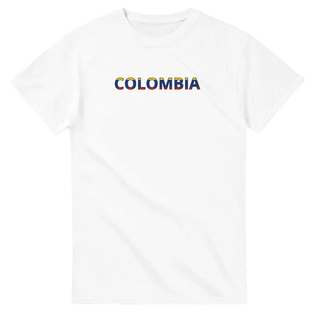 T-shirt drapeau colombie - pixelforma