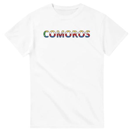 T-shirt drapeau comores - pixelforma