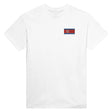 T-shirt drapeau corée du nord broderie coton épais