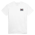 T-shirt drapeau corée du sud broderie couleur coton épais