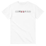 T-shirt drapeau corée du sud en écriture - pixelforma