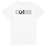 T-shirt drapeau corse en écriture - pixelforma