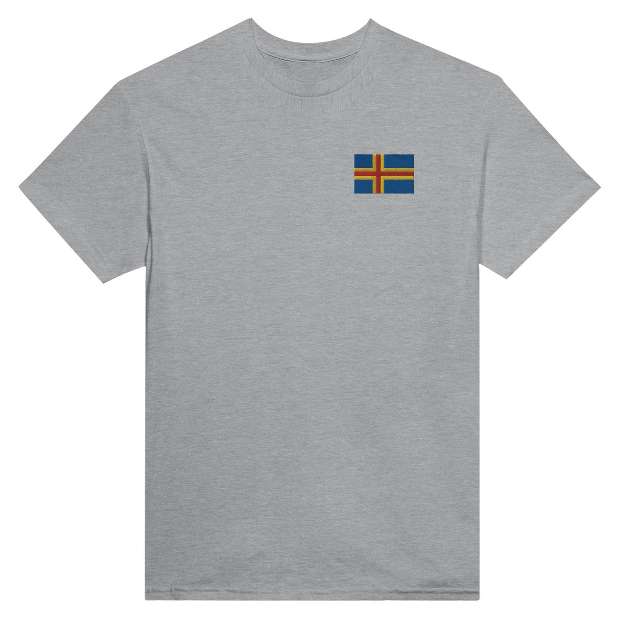 T-shirt Drapeau d'Åland en broderie - Pixelforma