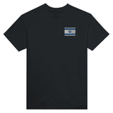 T-shirt Drapeau d'Israël en broderie - Pixelforma