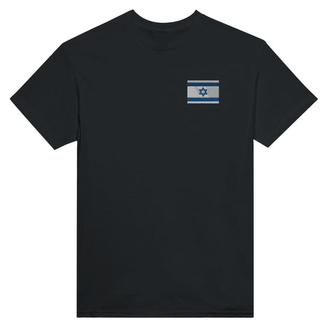T-shirt Drapeau d'Israël en broderie - Pixelforma 