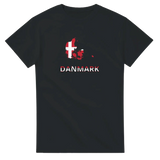 T-shirt drapeau danemark carte - pixelforma