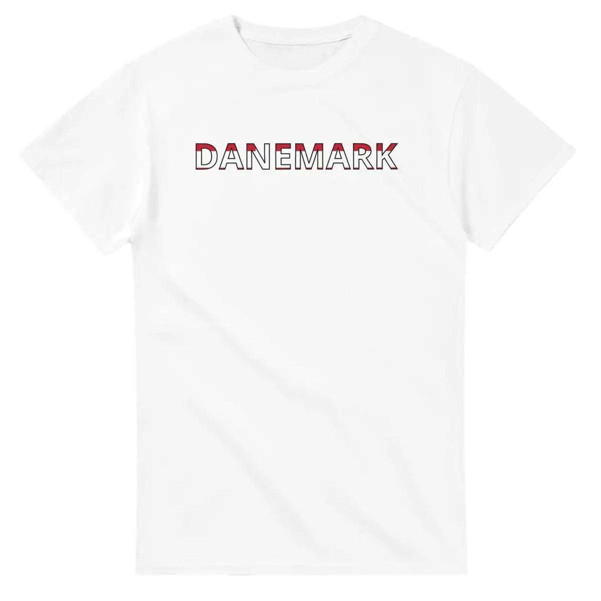 T-shirt Drapeau Danemark en écriture - Pixelforma 