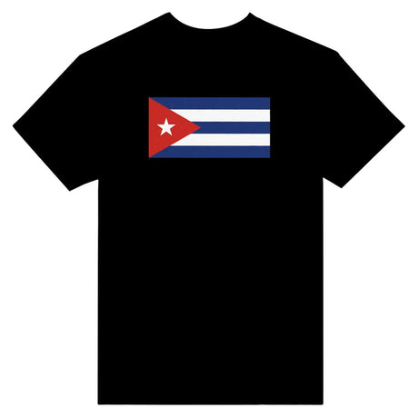 T-shirt drapeau de cuba - pixelformaflag