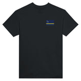 T-shirt Drapeau de Curaçao en broderie - Pixelforma