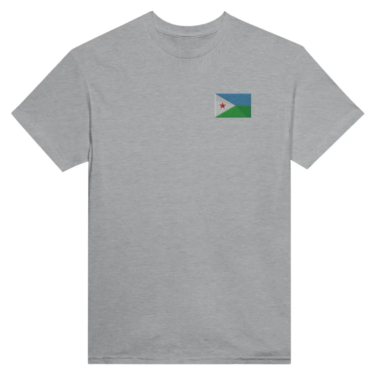 T-shirt Drapeau de Djibouti en broderie - Pixelforma 