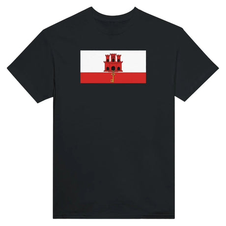 T-shirt drapeau de gibraltar - pixelformaflag