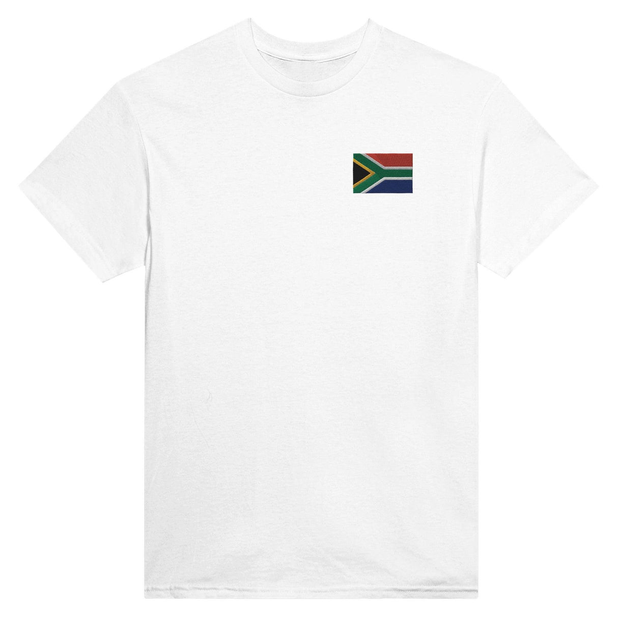 T-shirt Drapeau de l'Afrique du Sud en broderie - Pixelforma