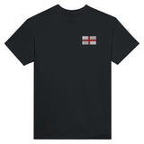 T-shirt Drapeau de l'Angleterre en broderie - Pixelforma