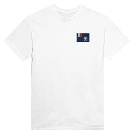 T-shirt Drapeau de l'Antarctique frnaçaise en broderie - Pixelforma