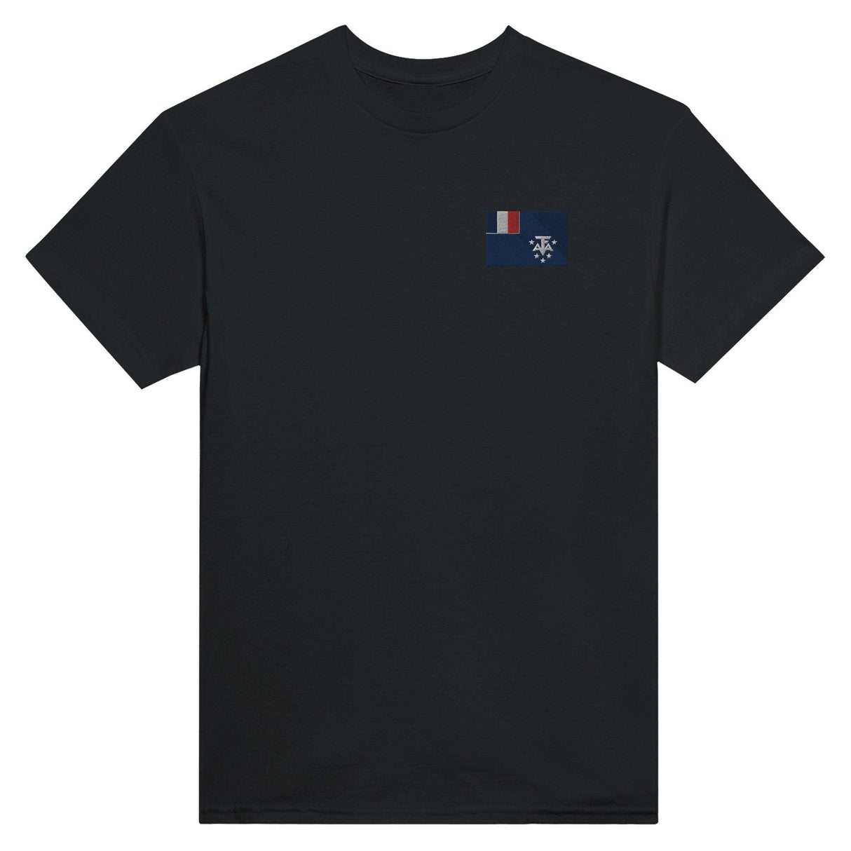 T-shirt Drapeau de l'Antarctique frnaçaise en broderie - Pixelforma