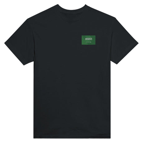 T-shirt Drapeau de l'Arabie saoudite en broderie - Pixelforma 