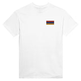 T-shirt Drapeau de l'Arménie en broderie - Pixelforma