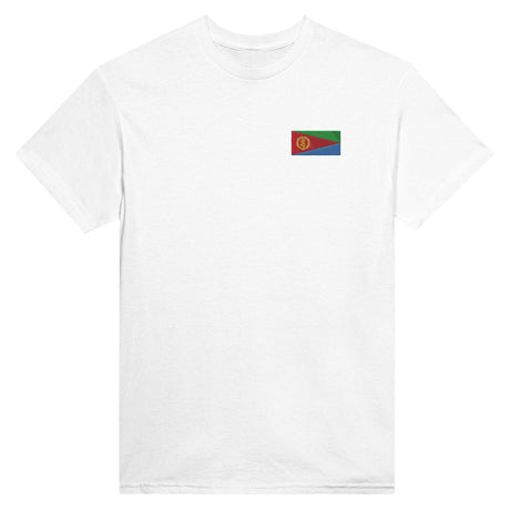 T-shirt Drapeau de l'Érythrée en broderie - Pixelforma 