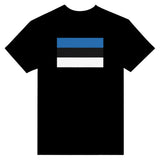 T-shirt Drapeau de l'Estonie - Pixelforma