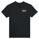 T-shirt Drapeau de l'Inde en broderie - Pixelforma