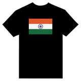 T-shirt Drapeau de l'Inde - Pixelforma