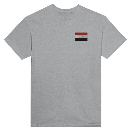 T-shirt Drapeau de l'Irak en broderie - Pixelforma 