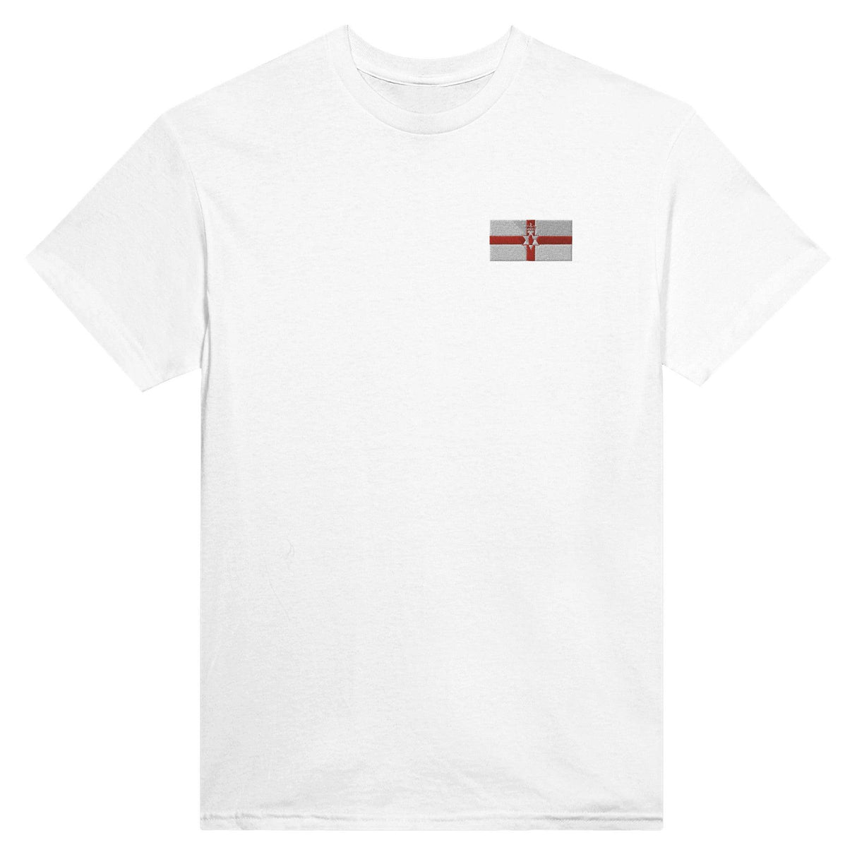 T-shirt Drapeau de l'Irlande du Nord en broderie - Pixelforma
