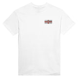 T-shirt Drapeau de l'Irlande du Nord en broderie - Pixelforma