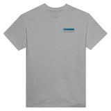 T-shirt Drapeau de l'Ouzbékistan en broderie - Pixelforma 