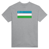 T-shirt Drapeau de l'Ouzbékistan - Pixelforma