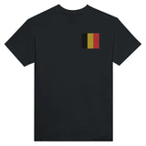 T-shirt Drapeau de la Belgique en broderie - Pixelforma 