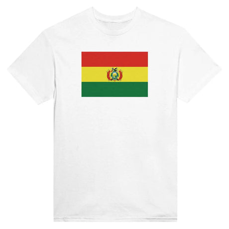 T-shirt drapeau de la bolivie - pixelformaflag