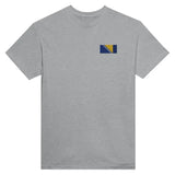 T-shirt Drapeau de la Bosnie-Herzégovine en broderie - Pixelforma 