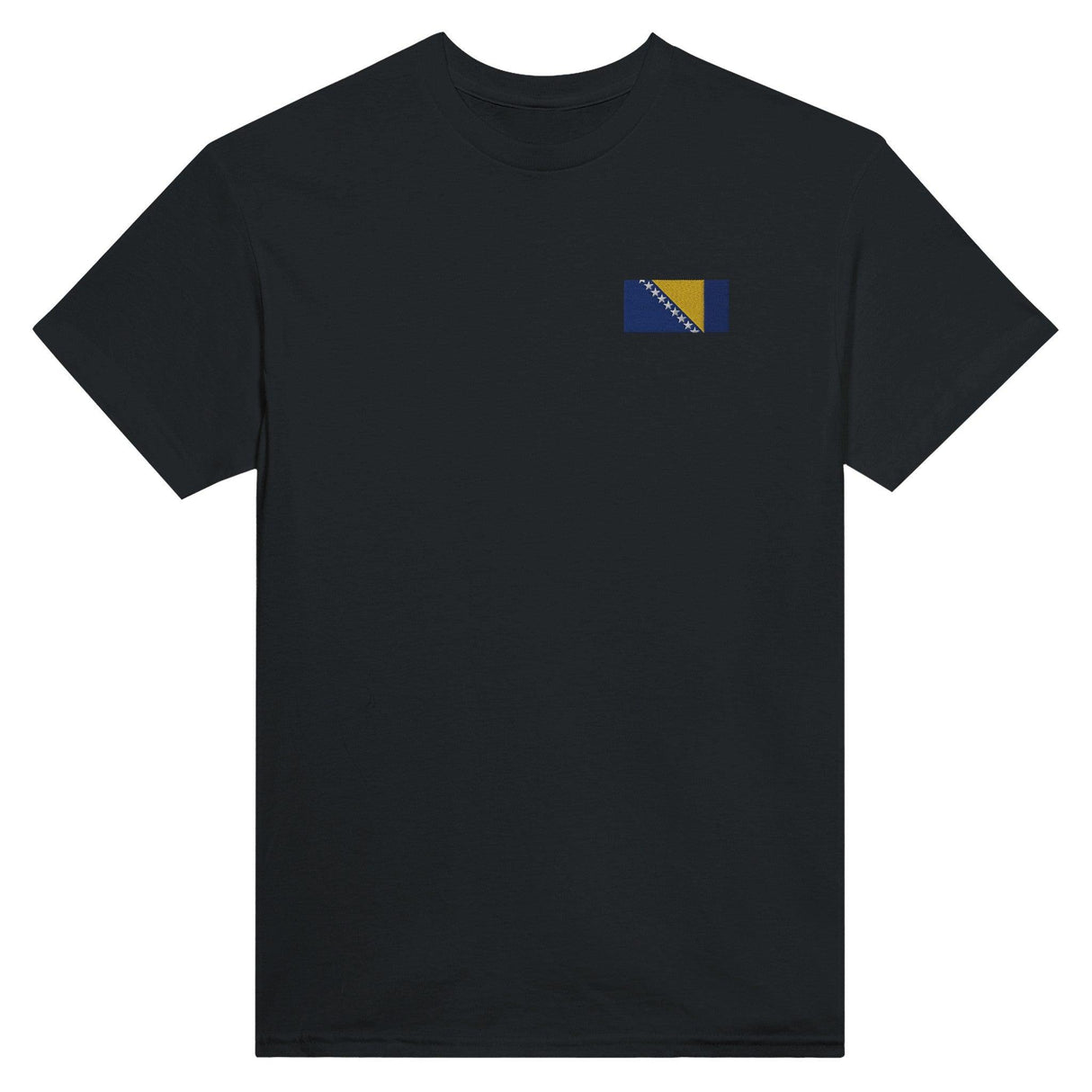 T-shirt Drapeau de la Bosnie-Herzégovine en broderie - Pixelforma