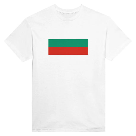 T-shirt drapeau de la bulgarie - pixelformaflag